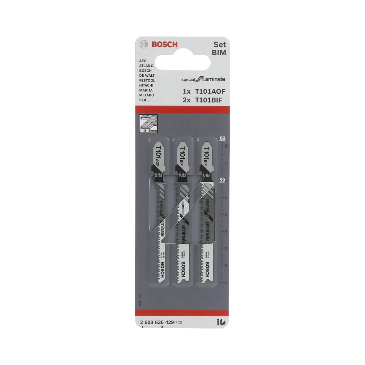 Segueta Caladora Set T101BIF/T101AOF - ESPECIAL FOR LAMINATE·