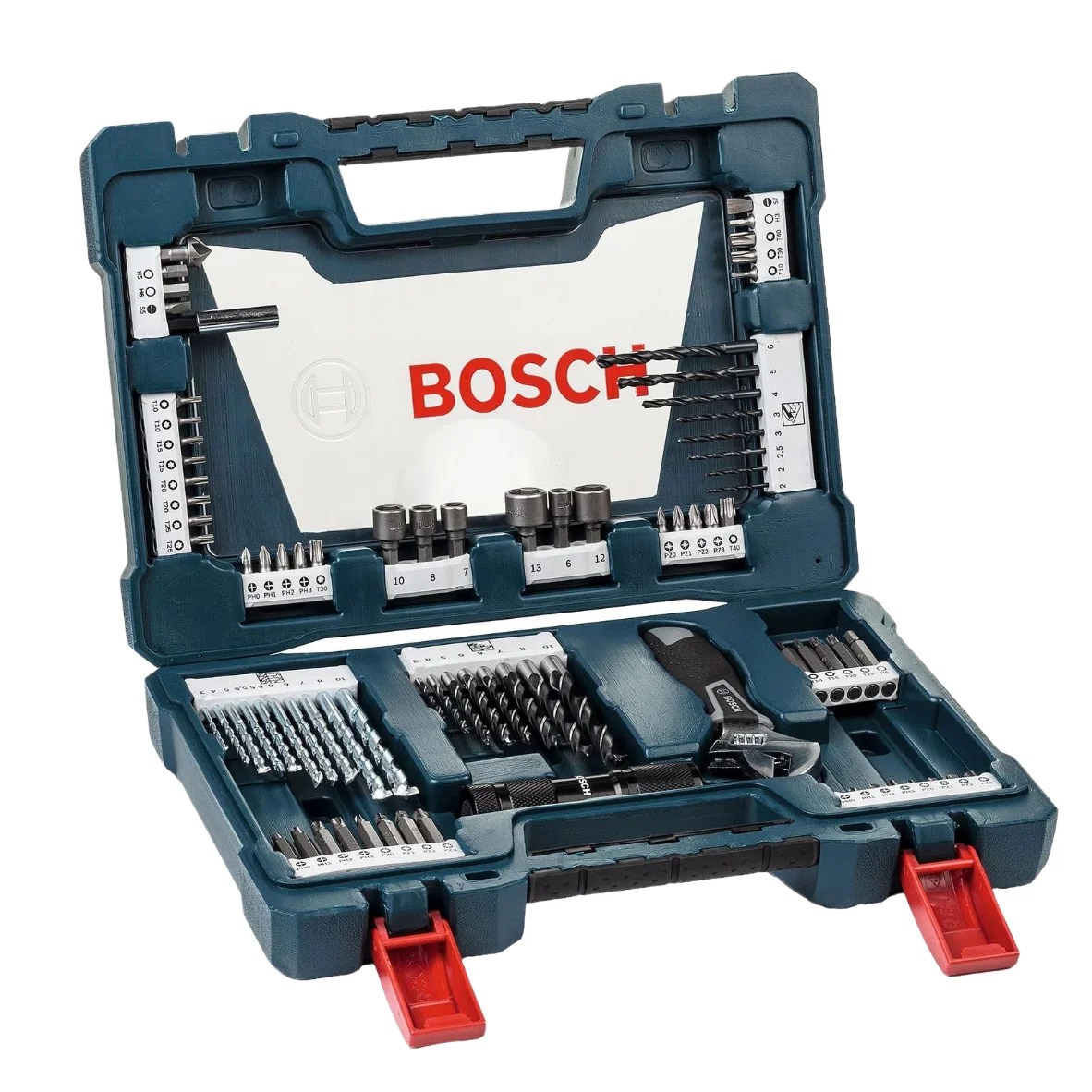 Set de Puntas y Brocas en Titanio V-Line - 83 Unidades·