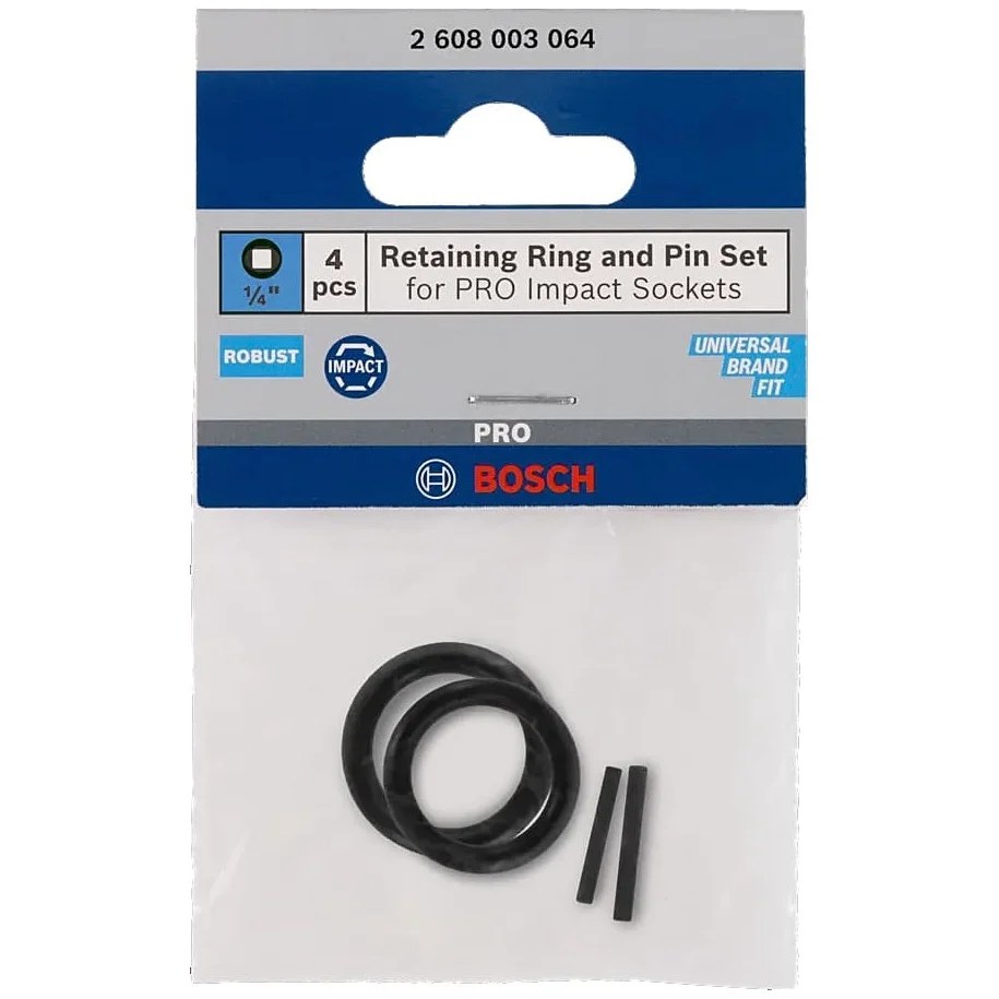 Pin & Anillo Retenedor para copas de impacto 1/4”