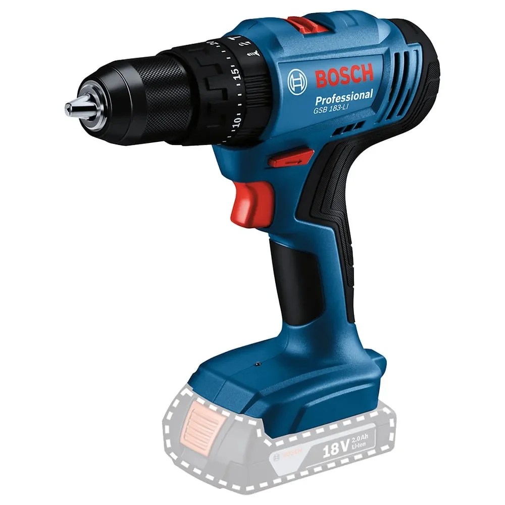 Taladro Percutor 1/2” 60Nm (Bare Tool) - GSB 183-LI