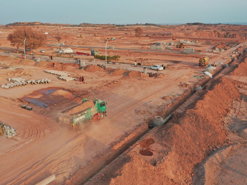 Blue World City General Block Sector 7 Development - Premium City Pattern Gallery - High Resolution