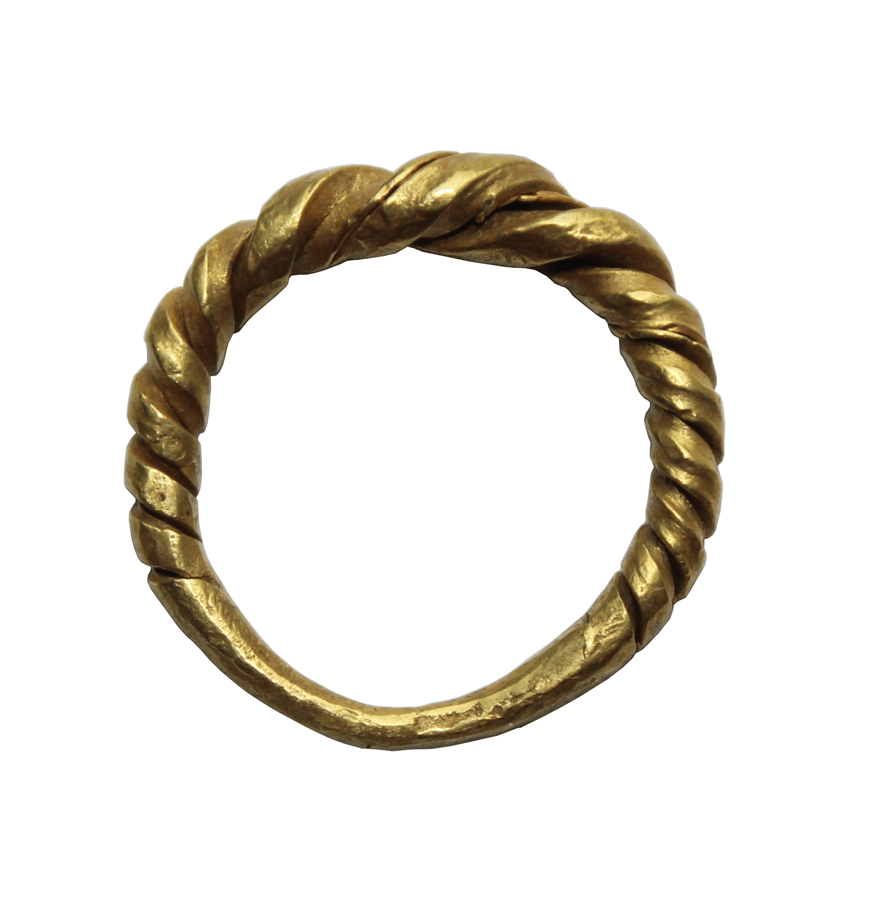 EARLY MEDIEVAL VIKING TWISTED GOLD RING / SOLD – B&M Antiques