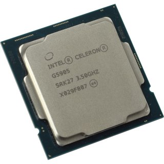 Intel Procesador Cerleon® G5905 para Equipos de sobremesa 2 núcleos 3,5 GHz LGA1200 400 Series Chipset: 58 W
