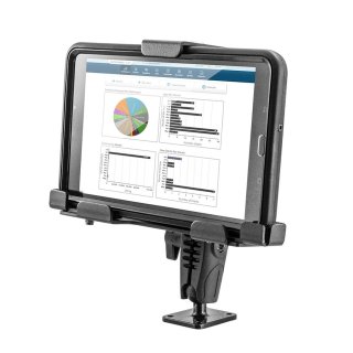 ARKON Soporte para Tablet Ajustable con Bloqueo con Cerradura con Llave para e-Log para Galaxy Tab, LG G Pad iPad al por Menor Negro
