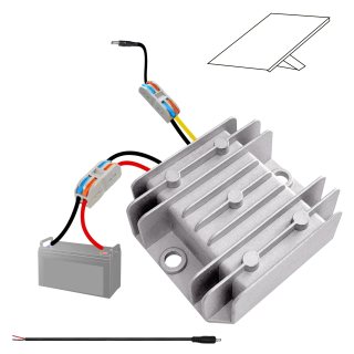 Starlink Mini kit de conversión de 12 V, convertidor de 12 V a 20 V 3 A DC Step UP para Starlink Mini, adaptador de corriente Step Up, mini router Starlink 12 V Boost Converter para RV/Exterior,