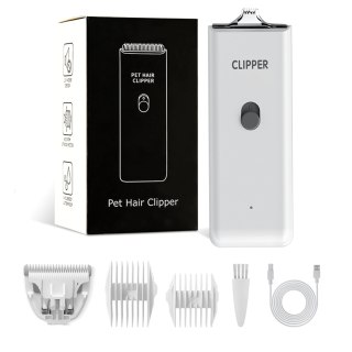 Tileon Cortapelos Para Pies, Cortapelos Para Perros, Silencioso, Lavable, Recargable Por Usb, Kit De Aseo Para Perros Inalámbrico, Cortapelos Eléctrico Para Mascotas, Tijeras De Afeitar Para Perros Y Gatos