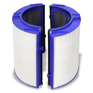360 Combi Glass Hepa + Filtro purificador de aire de carbono para Dyson PH04, HP04, HP4A, TP4A, TP04, DP4A, DP04, HP06, TP06, HP07, TP7A, TP07, HP09, TP09, TP10, HP10, número de pieza 970341-01