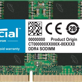 Crucial CT16G4SFD832A módulo de - Memoria (16 GB, 1 x 16 GB, DDR4, 3200 MHz, SO-DIMM)