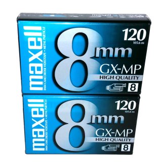 Maxell P6-120 GX-MP - Cintas de videocámara de Alta Calidad, Paquete de 2