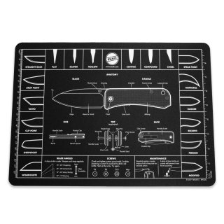 Knafs - Knife Mouse Pad - Oversized Shop Mat 10x14 Inch