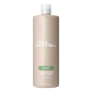 Paul Mitchell Acondicionador Súper Suave, controla el encrespamiento, aporta suavidad, para cabello encrespado, 1 litro