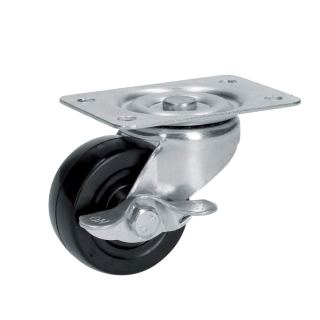 Surtek RH5B Surtek Rodaja de hule giratoria con freno de 2", color, pack of/paquete de 1