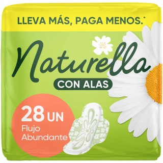 Naturella Toallas Femeninas con Alas, 28 Unidades