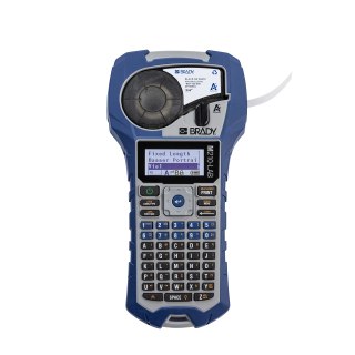 Brady M210-LAB, Impresora de Etiquetas portátil, Azul/Gris, 9.5 Pulgadas de Alto x 4.5 Pulgadas de Ancho x 2.5 Pulgadas de Profundidad
