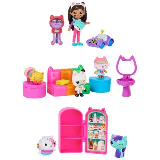 Gabby's Dollhouse, Paquete Sorpresa, Cifras de Juguete y Muebles de casa de muñecas, Juguetes para niños y niñas a Partir de 3 años