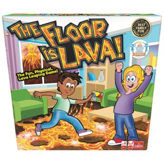 The Floor is Lava! Interactive Board Game for Kids and Adults (Ages 5+) Fun Party, Birthday, and Family Play | Promotes Physical Activity | Indoor and Outdoor Safe
