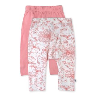 HonestBaby Pantalones harén Multipack de Ajuste Espacioso, 100% algodón orgánico para bebés y niñas, Unisex Pantalonesbebés niños