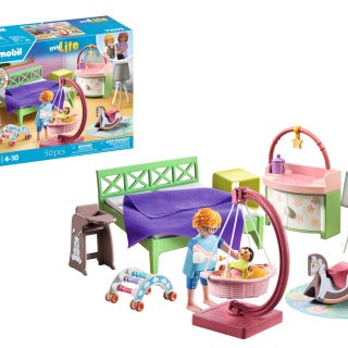 PLAYMOBIL Dormitorio con Zona de Juegos bebé