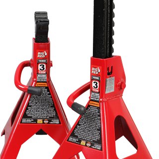 BIG RED T43202 Torin - Soporte de Acero Resistente para Gatos de 3 toneladas (6 Libras) de Capacidad, 1 par (no Apto para SUV, Camiones)