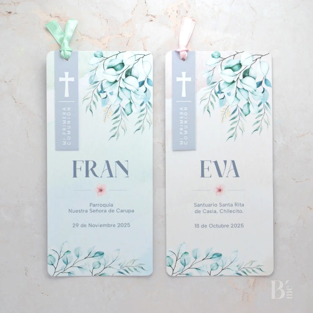 Estampita de Comunión Verena