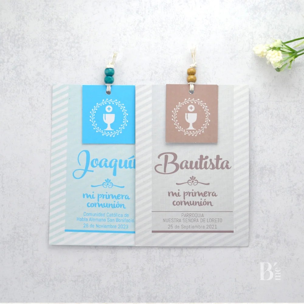 Estampita de Comunión Cáliz