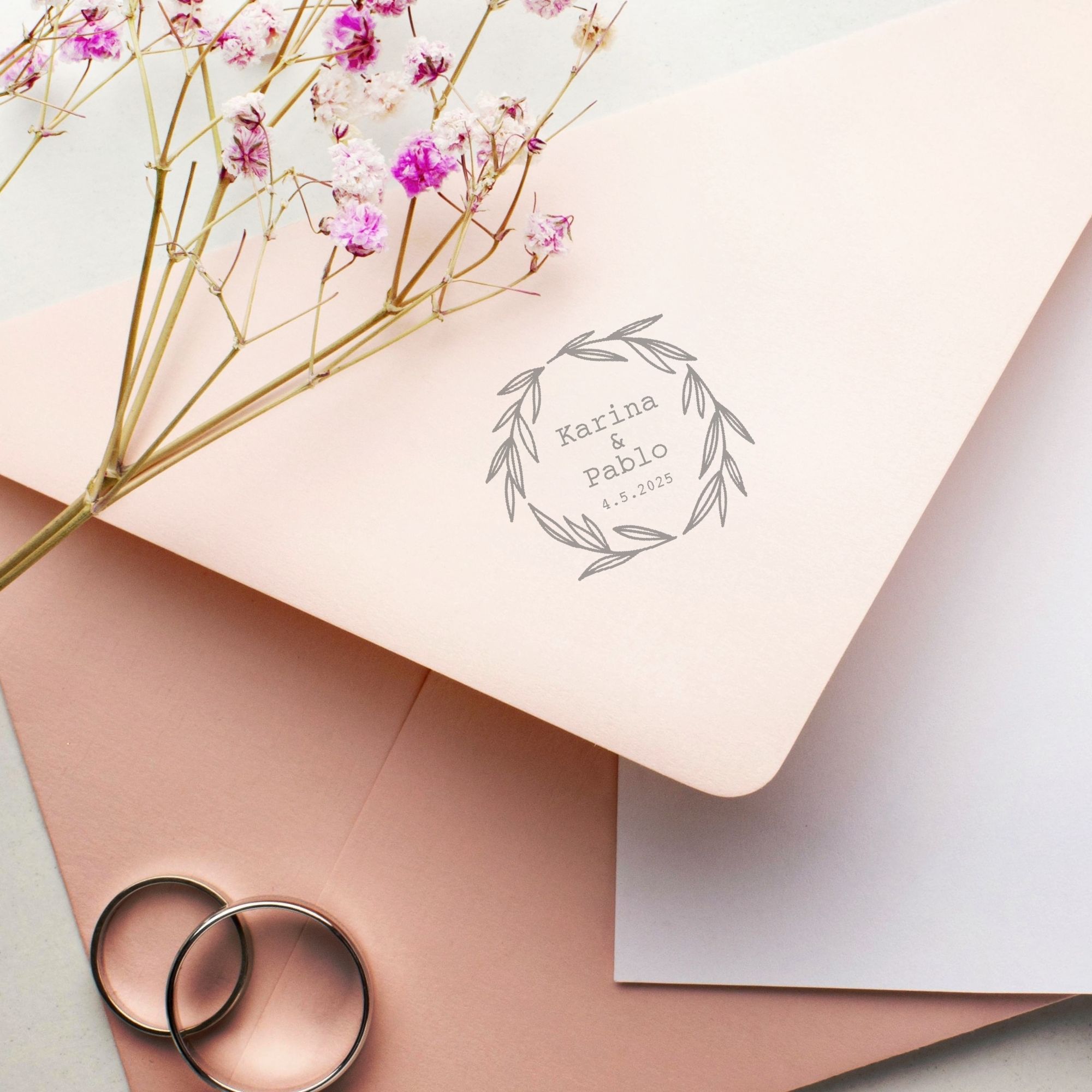 sello digital de boda