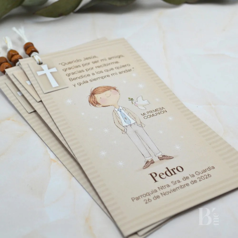Estampitas de Comunión Pedro