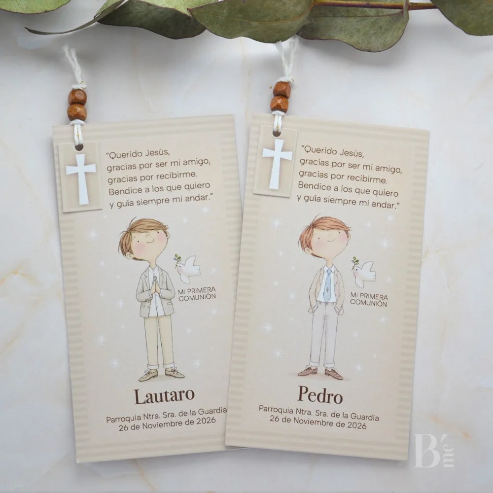 Estampitas de Comunión Pedro
