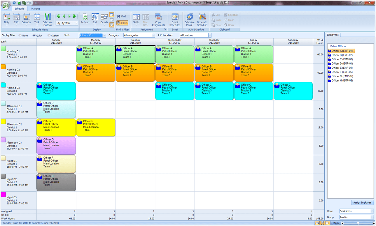 24 7 Schedule Template