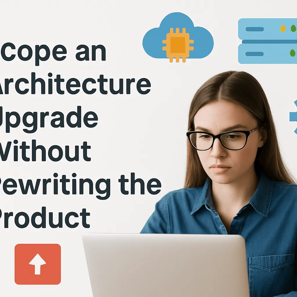 Scope an Architecture Upgrade Without Rewriting the Product