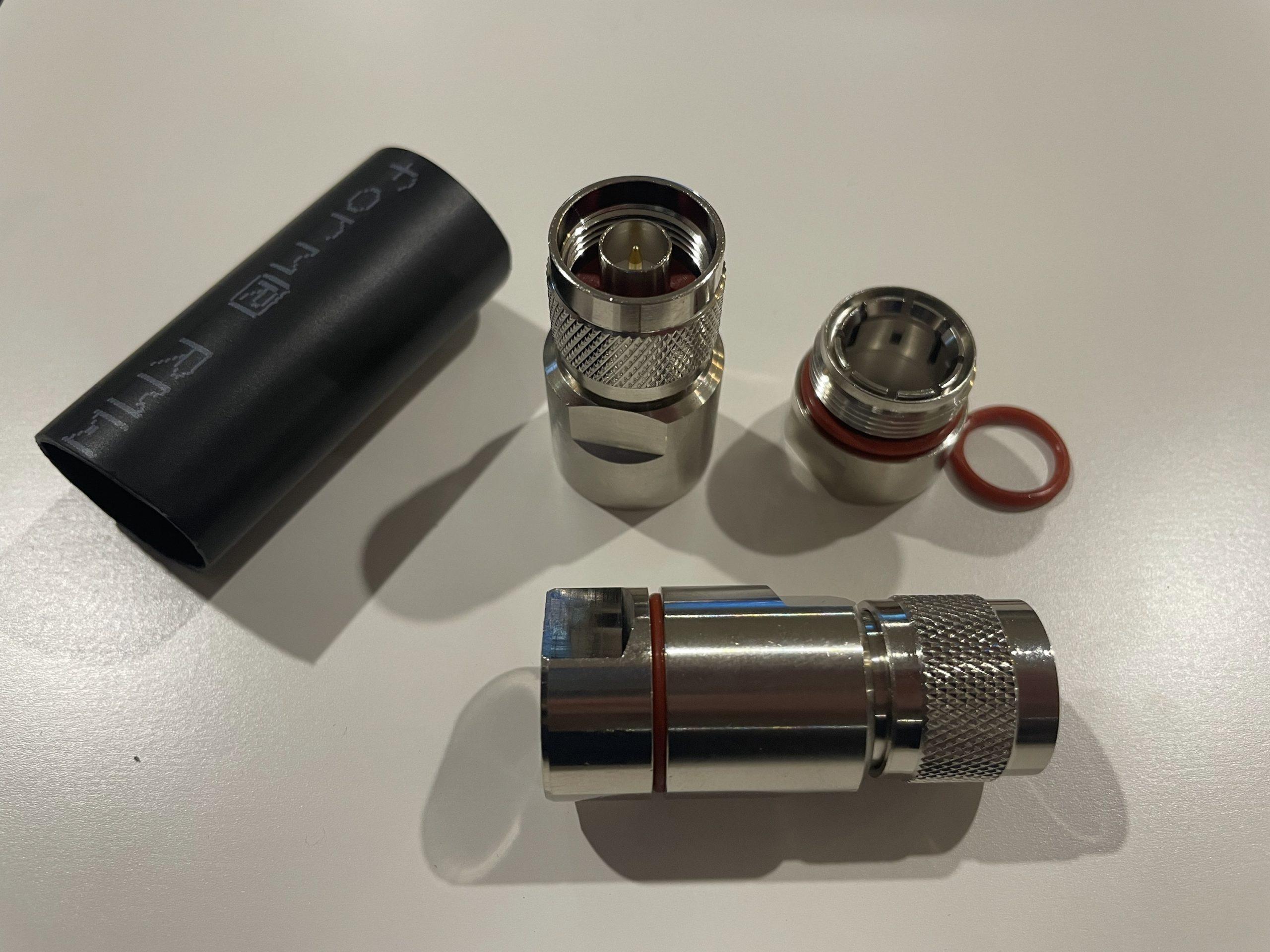 N Type (M) Connector 1/2" for Corrugated Cable