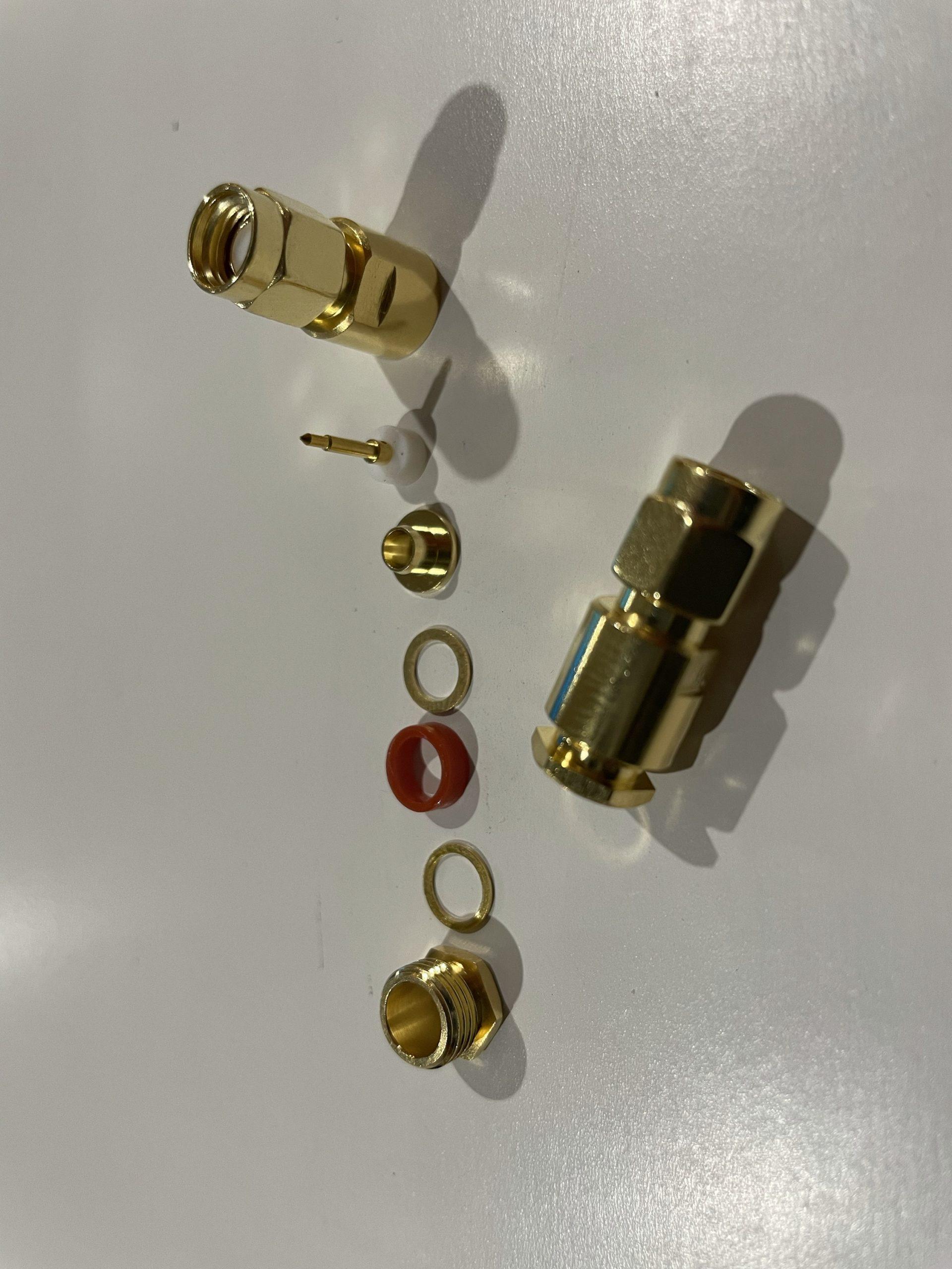 SMA (M) Clamp Connector RG58