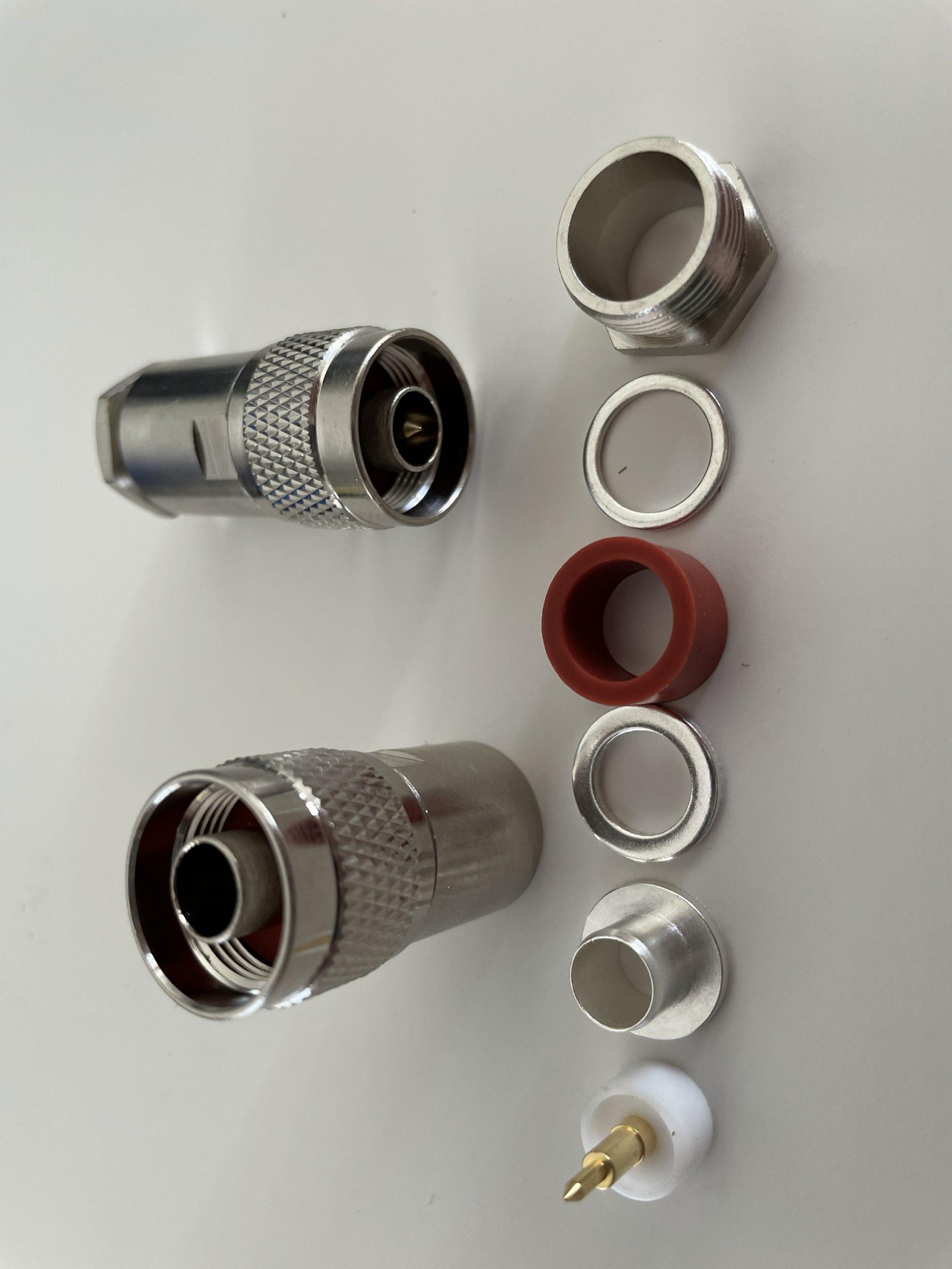 N Type (M) Plug Clamp Connector RG8, RG213 & LMR400