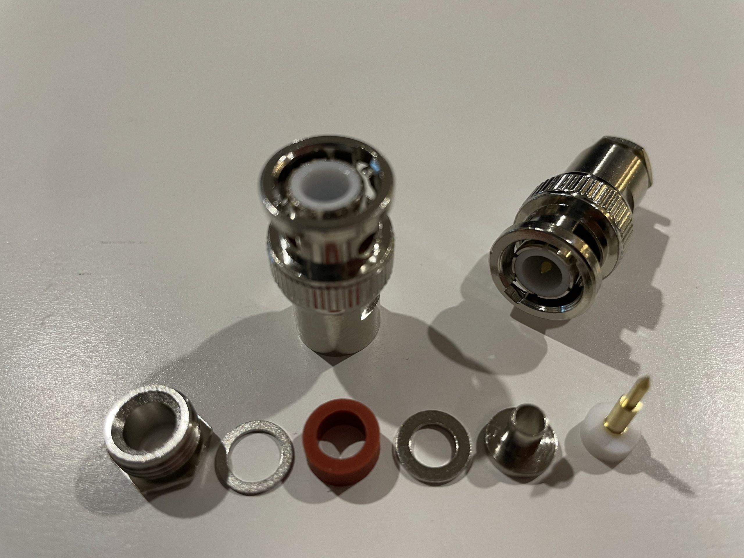 BNC (M) Clamp Connector RG58