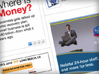 Ad supported content small business blogging