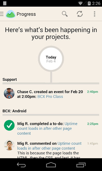 Basecamp app