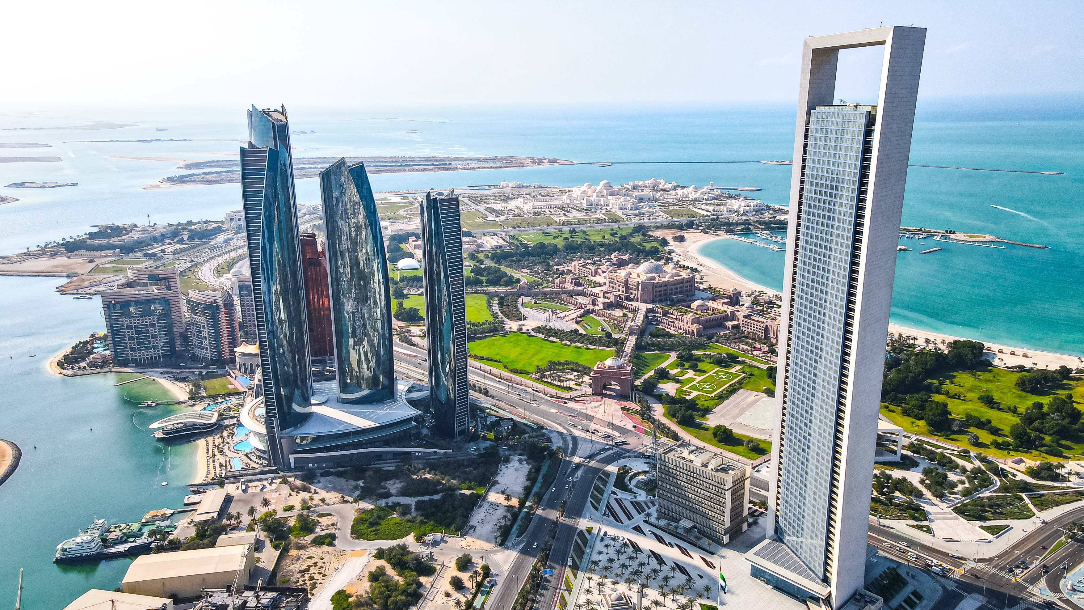 Abu Dhabi skyline – hoteller i Abu Dhabi