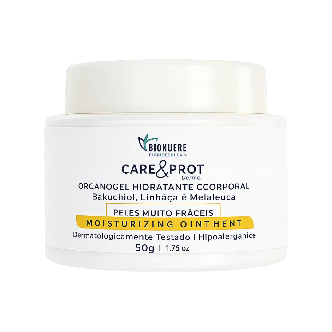 Organogel Hidratante Corporal peles muito frágeis - 50g - 20 dias de tratamento
