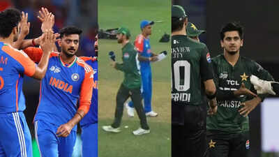 Drama in Dubai! India refuse to shake hands with Pakistan after Asia Cup win; Pak coach gets pissed off|Cricket News Drama in Dubai! India refuse to shake hands with Pakistan after Asia Cup win; Pak coach gets pissed off