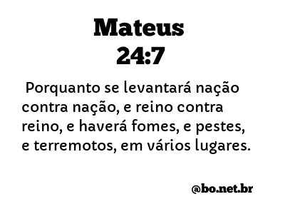 Mateus 24 7 Acf Almeida Corrigida Fiel Biblia Online
