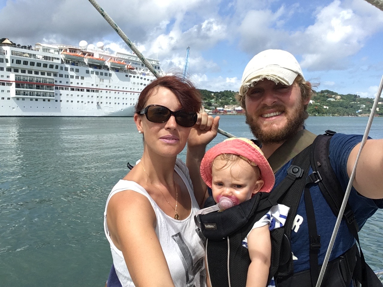 Anchored by a Cruise Ship in the Capital