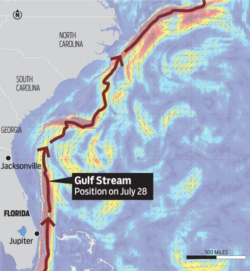 Florida Gulf Stream Map Reassessing The Stability Of The Florida Sfl Gulfstream Map 20150729 