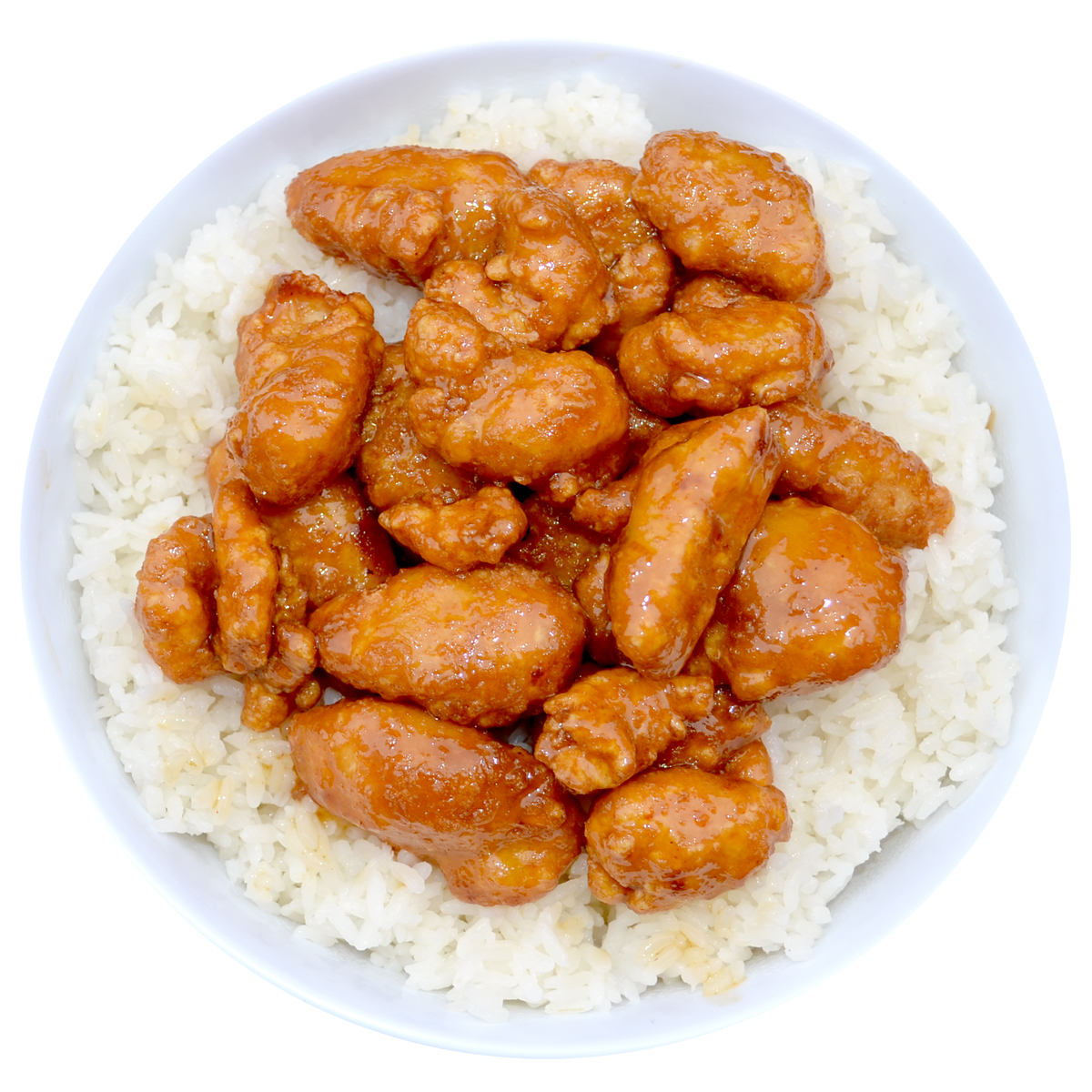 Crispy Orange Chicken Rice Bowl - Bobablastic