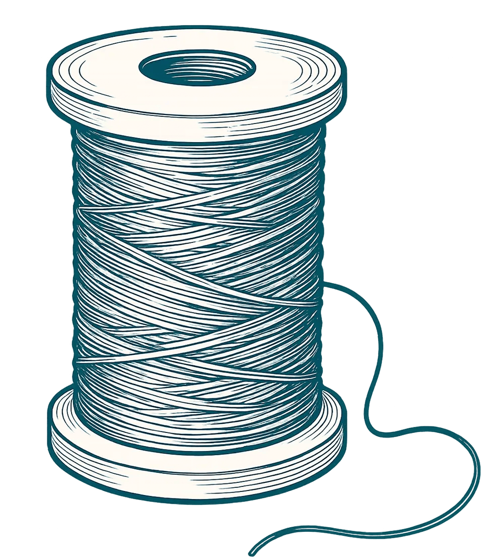 Spool of quilting thread