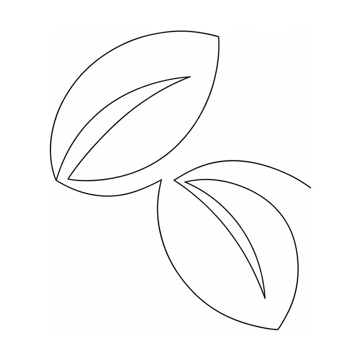 Leaves Alternating edge-to-edge quilting pattern