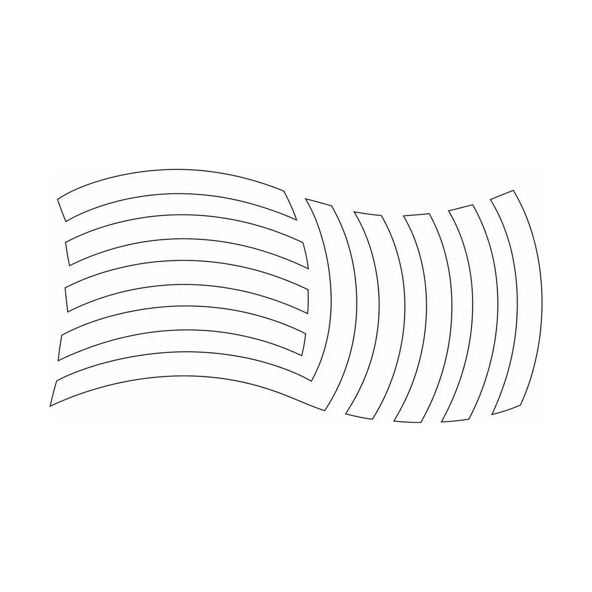 Rolling Along edge-to-edge quilting pattern