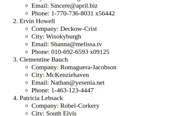 How To Fetch And Display JSON Data In HTML Using JavaScript | Bobbyhadz