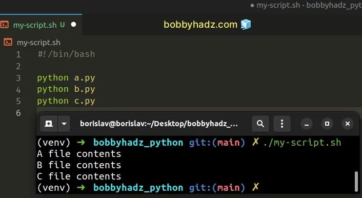 Github Bobbyhadz How To Run Multiple Python Files A Repository For - Premium Vintage Image Gallery - High Resolution