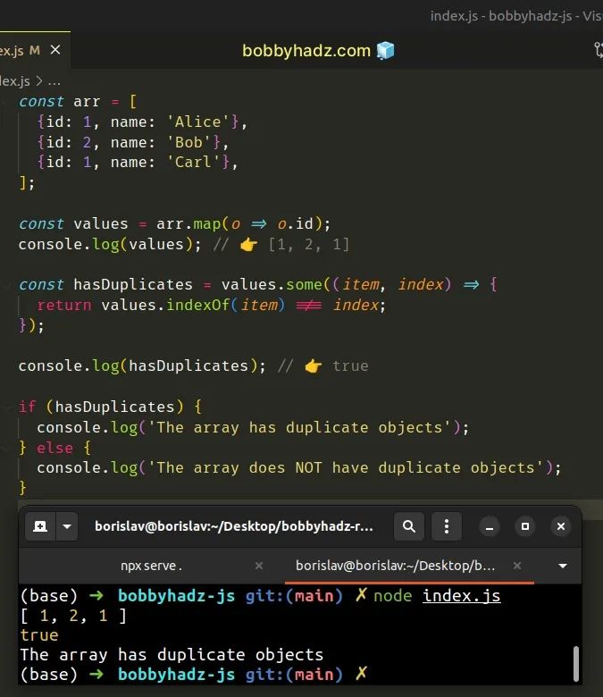 Javascript Count Duplicates In An Array Of Objects Example Code - 4K Ocean Images for Desktop