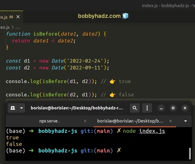 Check If Date Is Before Or After Another Date In Javascript Bobbyhadz - Mountain Textures - Amazing Ultra HD Collection